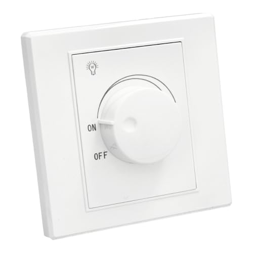 Jandei - Variateur d'intensité LED Triac 220 V 600 W, variateur pour spots encastrés, bandes lumineuses, luminaires, appliques murales, salon, bureau,...