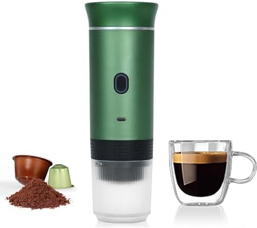 LumoShine Portable Espresso Machine, Mini Espresso Maker, Self He...