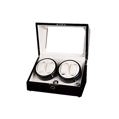 CAPXXIN Watch Winder Watch Winder Boxes 4+0 Electric Rotating Mens Watches Automatic Mechanical Watch Winder Watch Winder Watch Box,B Needed