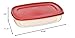 Rubbermaid Plastic Easy Find Lid Food Storage Container, 1.5 Gal, 1777163 set of 2