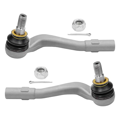 Image of Detroit Axle - 8pc Front End Kit for Mercedes-Benz C230 C240 C280 C320 C350 CLK320 CLK350, C32 CLK55 AMG, 2 Lower Forward Control Arms with Ball Joint 2 Sway Bars 4 Outer Inner Tie Rods Replacement