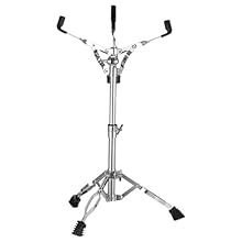 【Upgraded Thickened Materials for Durability】Crafted from premium metal with three layers of anti-rust plating, this snare drum stand features an upgraded thickened tube design for improved strength and durability. Reinforced alloy components and a r...