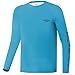 Palmyth Boys Fishing Shirt Youth Long Sleeve T-Shirt Sun Protection UPF 50+ Quick Dry (Blue Sky/Sax Sailfish, XL)