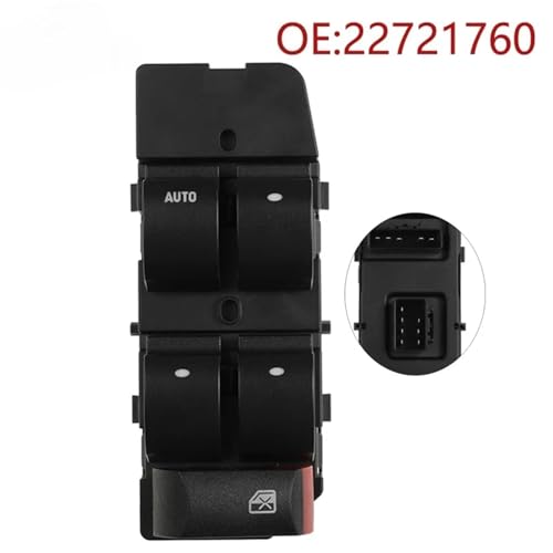 Interrupteur de commande de lève-vitre électrique 22721760 bouton de remplacement habitacle - 2