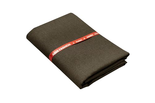 Image of Abhi Fashion Men's Cotton Feel Blend Formal Unstitched Combo Trouser Fabric For Men (Pack Of 2)