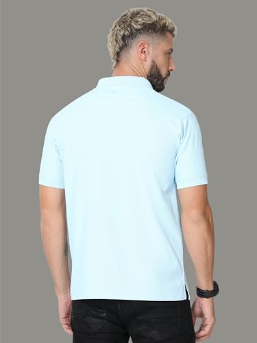 Image of STELLERS Men's Premium Polo Shirt | Feather Touch Feel | Regular Fit | Odour Resistan | Anti-Static | Wrinkle Free | Quick Dry | Stretchable | Lightweight | Sweat-Proof