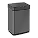 Fromm & Starck Pattumiera Automatica Con Sensore Automatico Cestino Rifiuti Rettangolare STAR_BIN_37 (50 L, Nera)