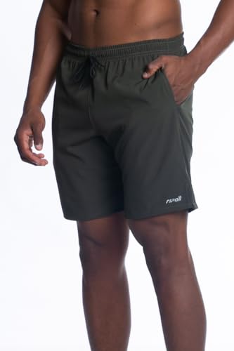Kit 5 Bermuda Short Masculino Tactel Elastano Academia Treino Praia Qualidade Premium… (BR, Alfa, M,
