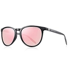 Black Frame/Pink Mirror Lens/Grey Temples