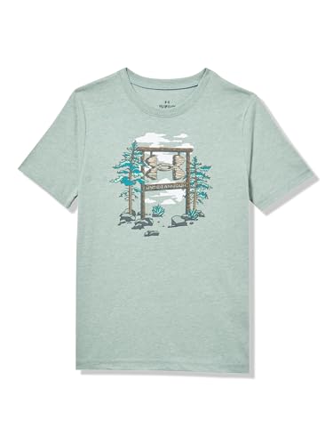 Image of Under Armour Boys' Short Sleeve Graphic T-Shirt, Soft & Comfortable, Outdoor Collection
