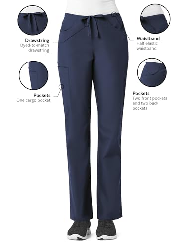 Maevn Women's Core Utility Cargo Pants(Navy, X-Small Petite)