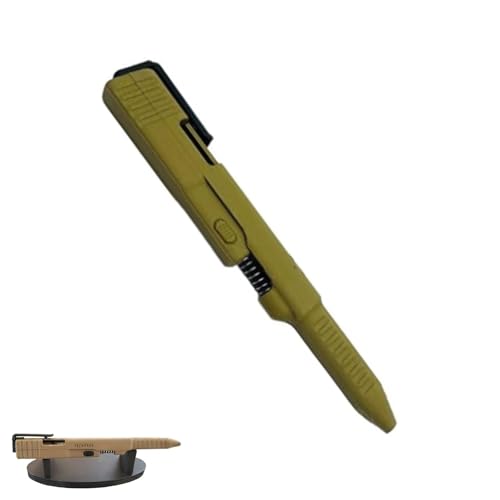 GUUZETU Stylo EDC Tactique, Rechargeable, Jaune