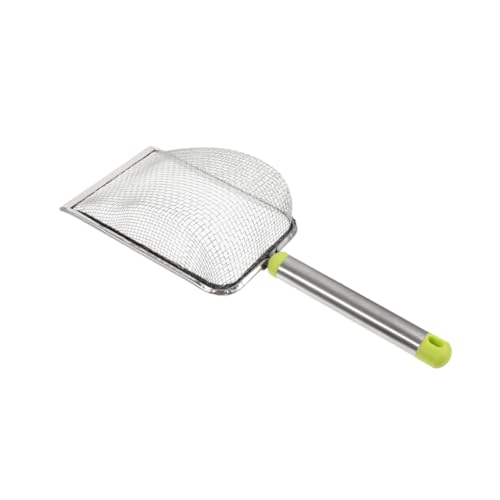 Totority Cat Litter Scoop with Mesh Easy Clean Stainless Steel Litter Sifter for Kitten and Cat Owners Durable Pet Waste Management Tool
