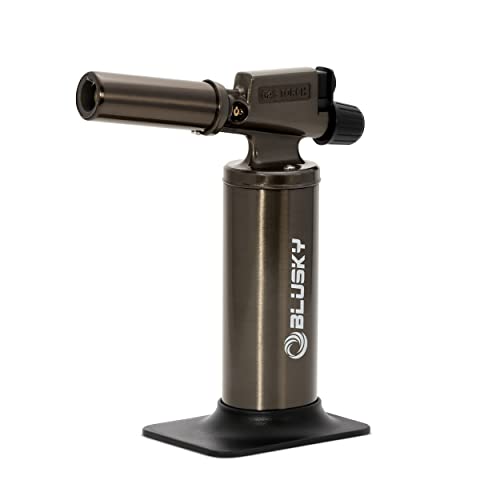Blusky Refillable Premium Butane Torch, All Metal Construction, Big Torch, Adjustable Flame, Industrial Torch, Cooking Blow Torch For Soldering Baking Welding Diy Crafts (Butane Gas Not Included) #TOP11
