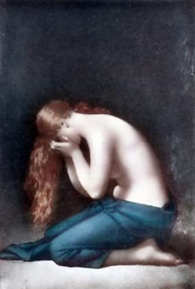 Peinture poster affiche decorative Madeleine Jean-Jacques Henner art mural 60x90cm