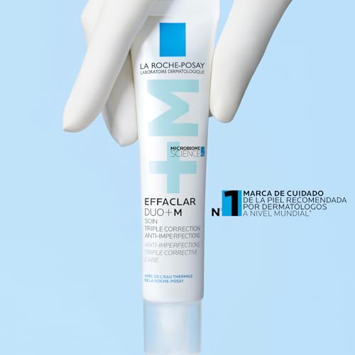 La Roche Posay Tratamiento corrector facial, Antiacné, Combate las manchas, los puntos negros y las imperfecciones, Con efecto anti-recaída, Con niacinamida, Effaclar Duo+M, 40 ml - imagen 4