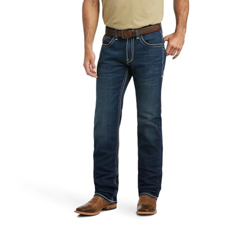 ARIAT Men's M5 Stretch Remming Stackable Straight Leg Jean
