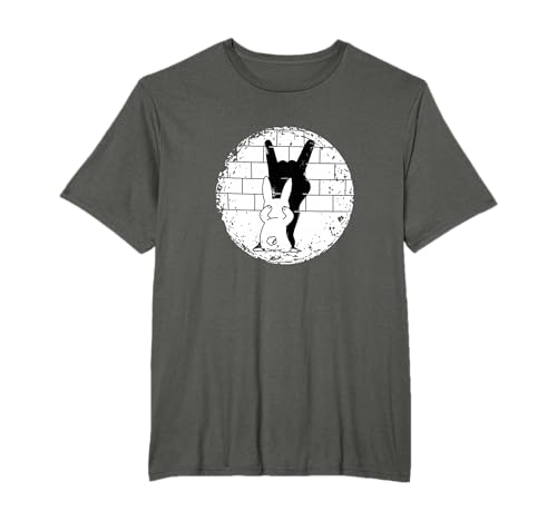 Diable Lapin en métal avec Main et Cornes de Diable T-Shirt
