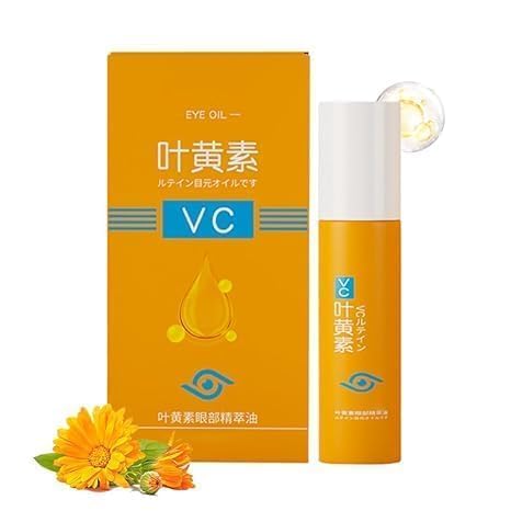 VC Eye Oil Roll-On | Vitamin C & Lutein Infused Under Eye Serum | Refreshing Roller for Dark Circles, Puffiness & Tired Eyes | Lightweight Hydration & Brightening Care (1, 100)-image-20