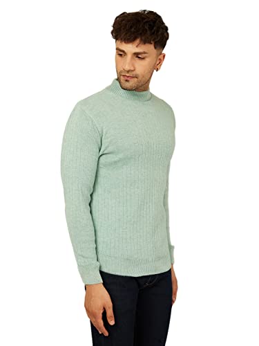Image of Kvetoo Men High Neck Full Sleeve Winter Woolen Sweater