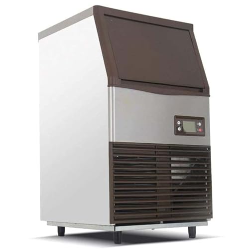 Ice Maker Machine Countertop, Large Commercial Ice Cube Maker, Makes 52Lbs Ice in 24 Hrs-Ice Cubes Ready in 15 Mins,for Home/Kitchen/Office/Bar