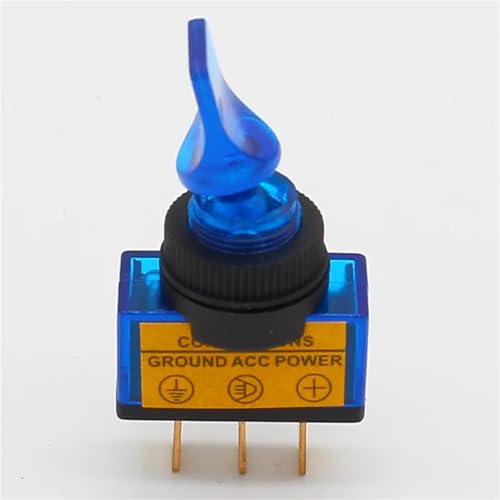 Interrupteur bascule 12V 20A : sécurisez vos circuits de voiture avec LED