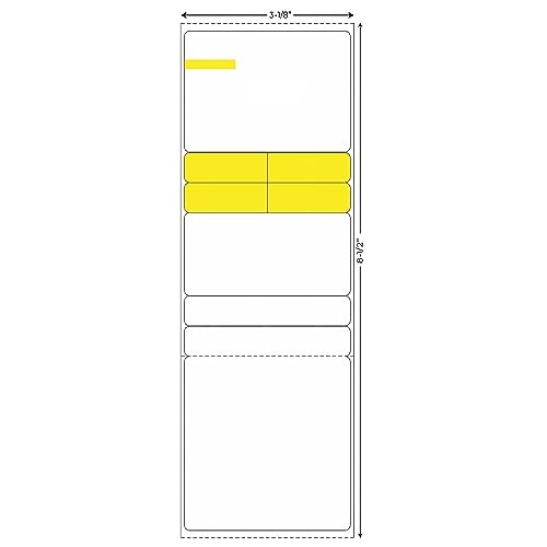 KOVOT Direct Thermal Prescription Labels 3.125