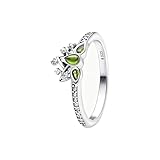 Artiyoo Princess Ring Fit Women Fashion Gifts 925 Sterling Silver DIY Jewelry (Princess Tiana Tiara Rings number 8)