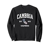 Photo Gallery cambria california ca vintage bandiera americana sport design felpa Photo Gallery cambria california ca vintage bandiera americana sport design felpa