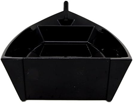 Barco para Sushi de Plástico Lacado Negro 30 cm - Ebros miniatura 4