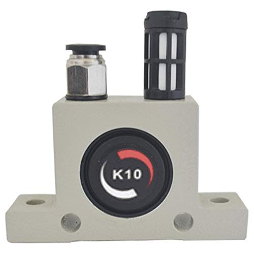 RETYLY 1/4 Pneumatic Turbine Vibrators Silent Industrial Vibrator for Hopper Industrial Pneumatic Vibrator Oscillator Ball Type K-10