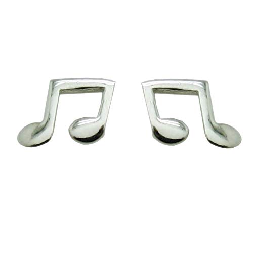 Boucles d'oreilles dormeuses double note de musique pour l'école et le solfège