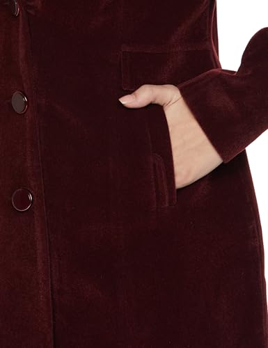 Image of Qube By Fort Collins Women's Knitted Hip Length Tweed Blazer - Stylish, Versatile, And Elegant For Office Or Casual Wear