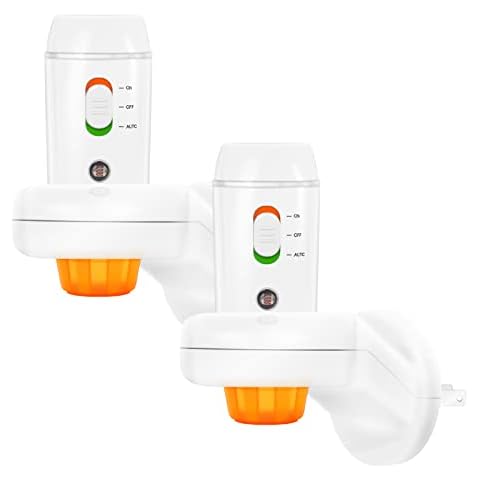 2 Pack Compact Rechargeable Emergency LED Flashlight,3-in-1 Plug-in Power Failure Light,Portable LED Night Light Power Outage Lights for Power Failure, Hurricane Supplies, Emergencies, Hiking(L100) Cover