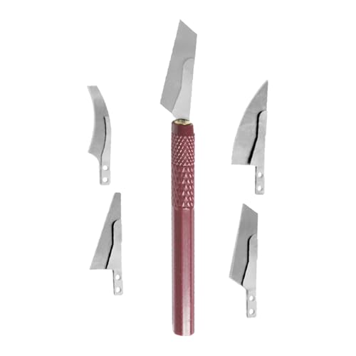 DzpKrka - Sierra de mano para modelar, acero inoxidable, sierra de modelar, kit de sierras de mano para herramientas de artesanía, modelo manual de corte fino con 4 cortadores artesanales para madera
