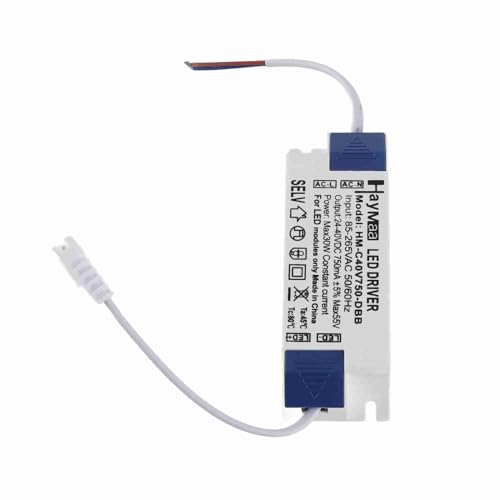 GOWENIC 30W LED�h���C�o�[��d��750mA�ALED���C�g�g�����X����AC85-265V�o��DC24-40V�A�g�p�d�q�p���[�h�o�[�A�Ɩ��A�N�Z�T���[