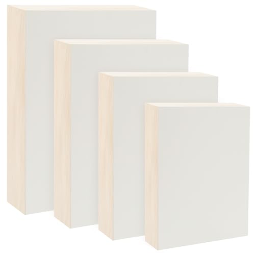 Catálogo para Comprar On-line Tableros de gesso de esta semana. 41 Da Vinci Pro - Tablero gesso de lona de madera ultra suave, 2 pulgadas de profundidad, paquete de 4 pequeños paneles rectangulares de polímero acrílico blanco Gesso para pintar...