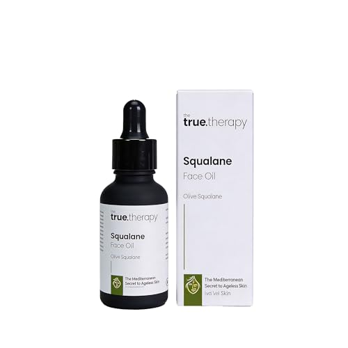 Image of The True Therapy Squalane Oil, 100% Plant-Derived Lightweight Face & Skin Oil, Deep Hydration & Moisture Lock, Non-Comedogenic, Fast Absorbing, For All Skin Types | 30 ml