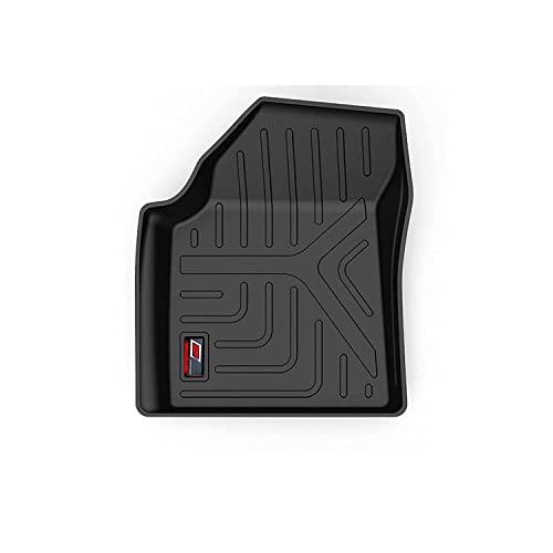 Image of GFX Tpv Car Floor Mats (After-Market) Premium Life Long Foot Mats Compatible with Safari 2020 /21 (6 Seater-Automatic) (Black)