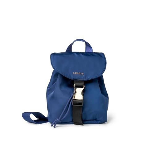 KEDZIE Mali Convertible Backpack Sling Crossbody Bag with Buckle Clip for Women - Navy