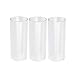 Milisten 3PCS Glass Guitar Slides High Quality Pretty Medium Bottleneck