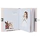Depesche 13570 TOPModel Kitty and Doggy - Tagebuch mit Herz-Schloss und Schlüssel, Buch in Rosa, mit Model Motiv, Hunde Muster und 192 linierten Seiten