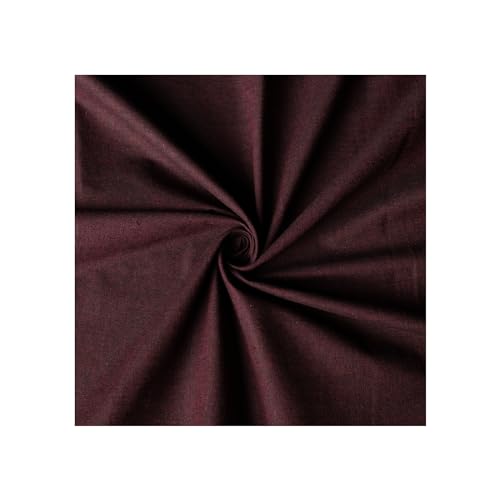Image of Unstitched Cotton Fabric for Men and Women - Light Weight Trending Self Pattern Khadi Cotton Fabric Material (2.5 Meter, Dark Purple)