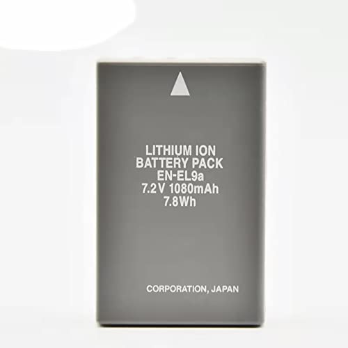 Ni-kon EN-EL9a 1080mAh/7.8Wh �݊��p�̃o�b�e���[ �K�p����� FOR Ni-kon EN-EL9a D5000 D3000 D60 D40 D40X �����p�̓d�r Z/I