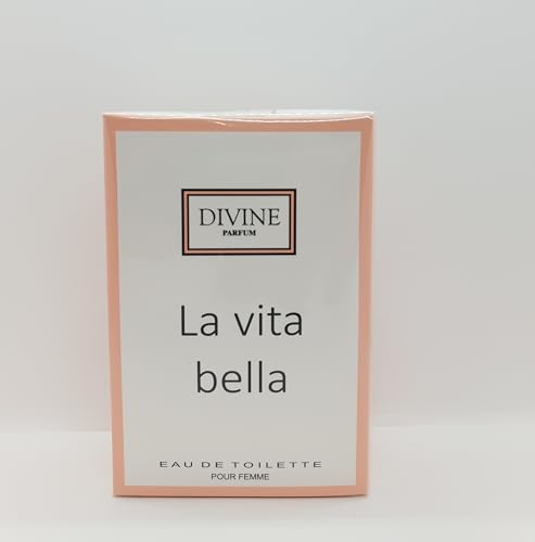 DIVINE - LA VITA BELLA Profumo da donna Eau De Toilette, Profumazione a Lunga Durata, Formato da 100 ML