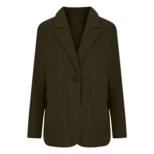 Blazers for Women Business Casual Long Sleeve Womens Blazer Slim Fit Work Office Outfits Jackets with Padded Shoulder4