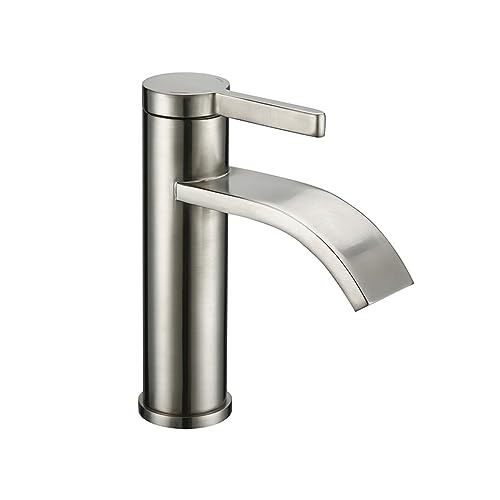 Robinet cascade anti éclaboussure mitigeur chaud froid pour lavabo