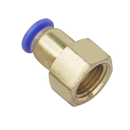Conector neumático hembra recto de un toque rosca 1/2 PCF12-04 2