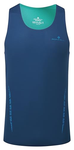 Ronhill Running, Men's Tech Race Vest, Dark Navy/Deep Laguna, L
