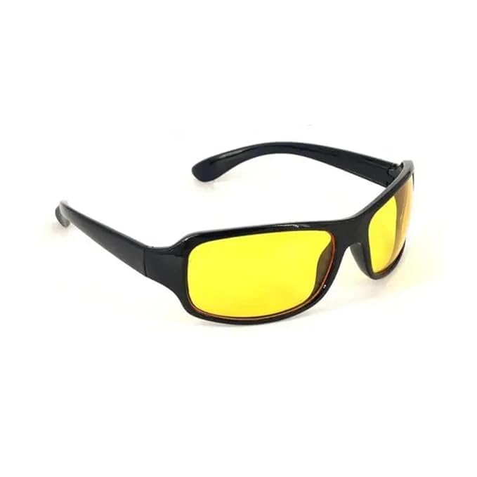 CIVOLS Night Drive Sunglasses for Men & Women | Anti-Glare Polarized Yellow Lens Glasses